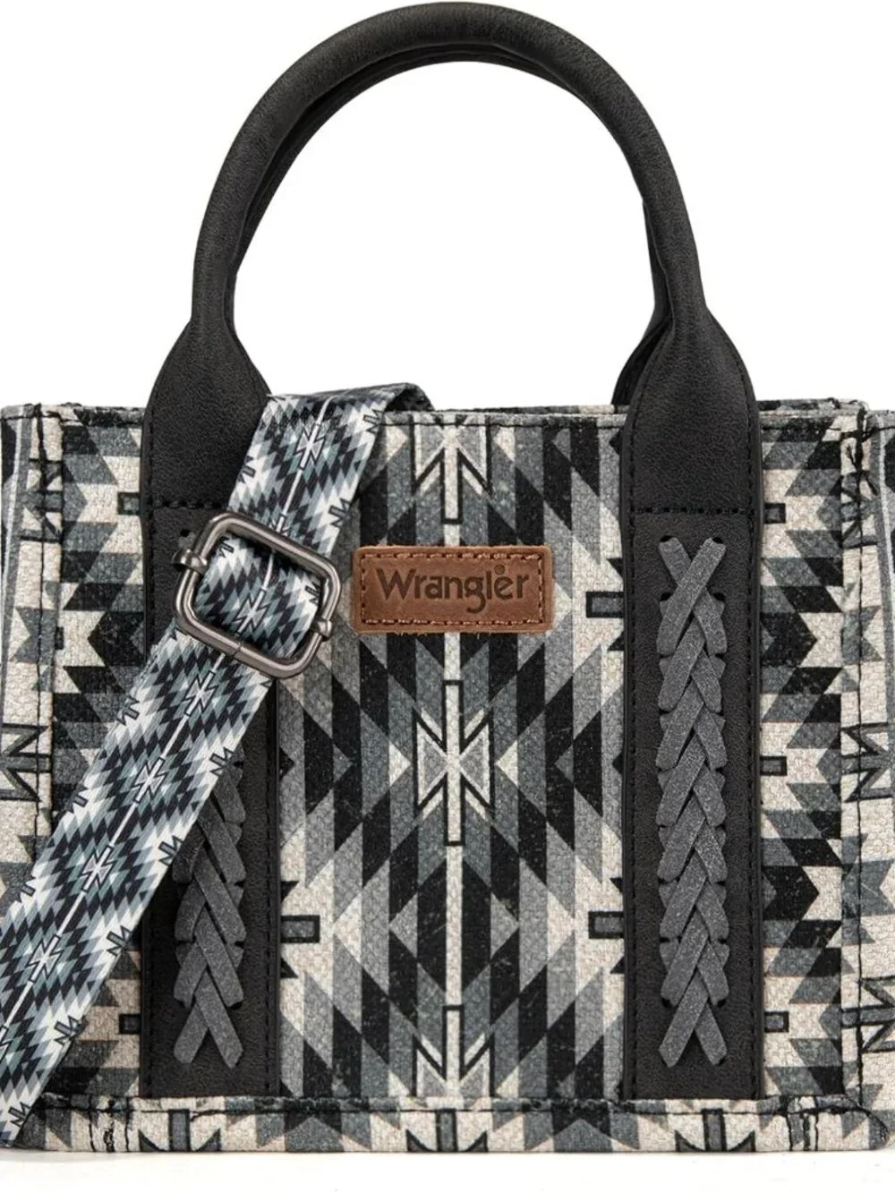 x Wrangler Mini Tote Bag for Women Western Crossbody Purse Aztec Top Handle Hand